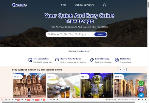 لقطة شاشة لموقع Travelvego
بتاريخ 10/07/2025
بواسطة دليل مواقع عرب ويب توب