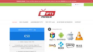 لقطة شاشة لموقع IPTV PREMIUM
بتاريخ 23/09/2019
بواسطة دليل مواقع عرب ويب توب