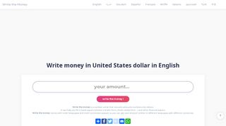 لقطة شاشة لموقع Write the money
بتاريخ 22/09/2019
بواسطة دليل مواقع عرب ويب توب