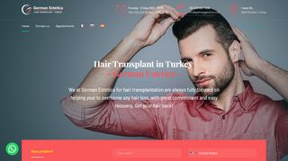 لقطة شاشة لموقع المركز الألماني لزراعة الشعر
بتاريخ 21/09/2019
بواسطة دليل مواقع عرب ويب توب