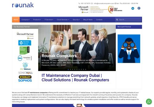 لقطة شاشة لموقع Rounak Computers رونق للكمبيوتر
بتاريخ 20/08/2020
بواسطة دليل مواقع عرب ويب توب